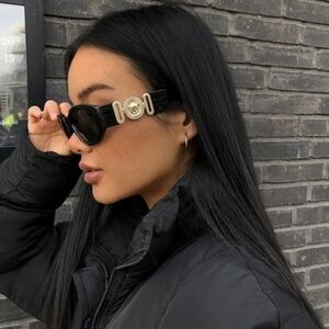 Medusa Black Gold Sunglasses